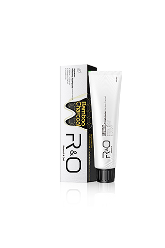 R&O Ageratum Whitening Toothpaste with Bamboo Charcoal, 3.53 oz -1 Tube