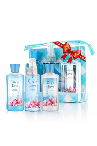 Bath and Body Gift Set, City of Love Spa Set-3PCS