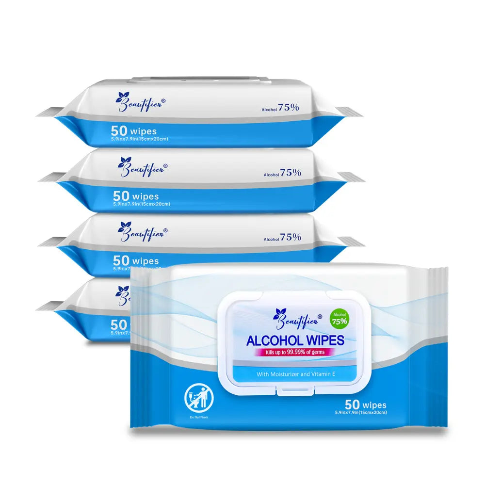 4 packs of 50 sheets alcohol wipes