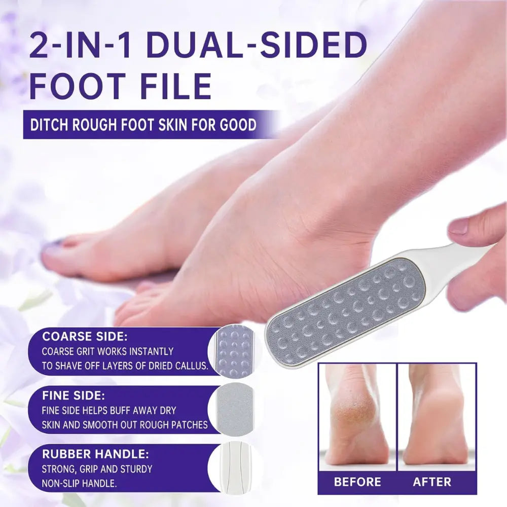 BBlove foot spa double-sided file Lavender Foot Spa Pedicure Kit