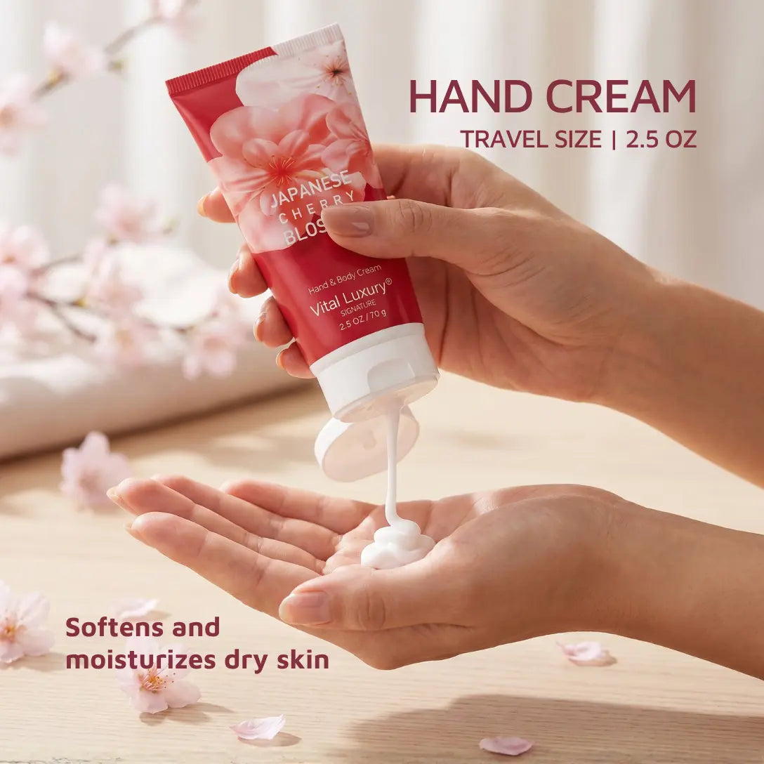 Japanese Cherry Blossom Hand & Body Cream, 2.5 oz