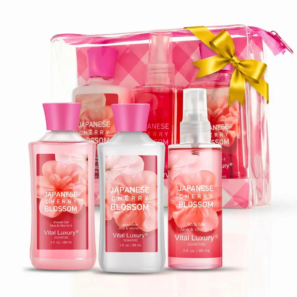 Japanese Cherry Blossom Luxury Spa Gift Set