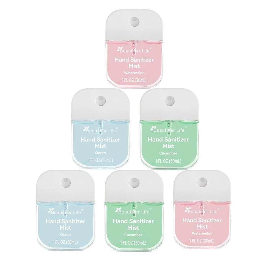 Mini Hand Sanitizer Mist Spray | 70% Alcohol Travel Size (1 Fl Oz)