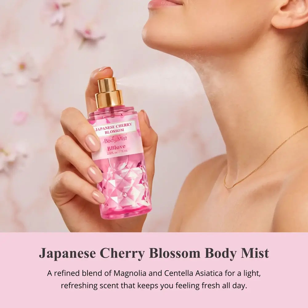 bath and body care japanese cherry blossom body mist